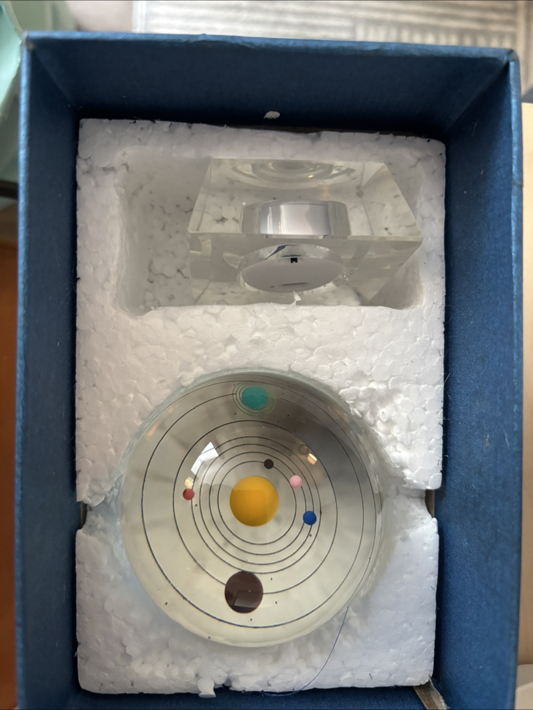 Solar System Crystal Ball Paperweight - photo 2
