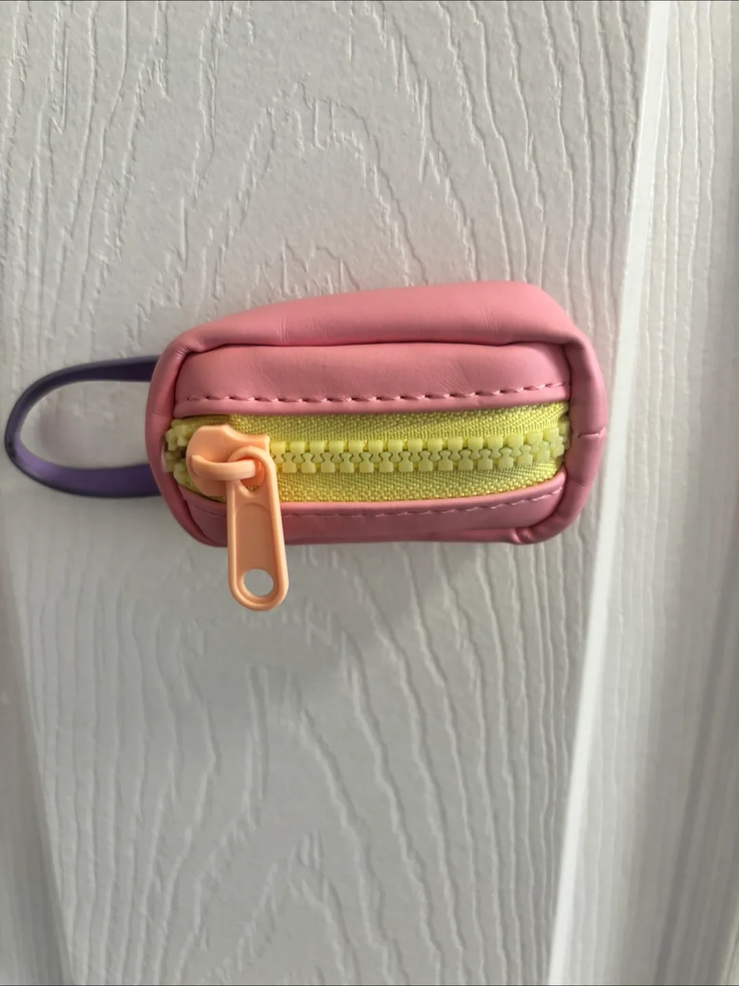 Adorable Pastel Pink and Mint Crossbody Bag with Matching Pouch image indicator(3)