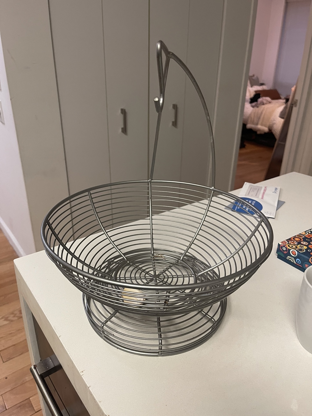Metal Hanging Fruit Bowl Basket - photo 2
