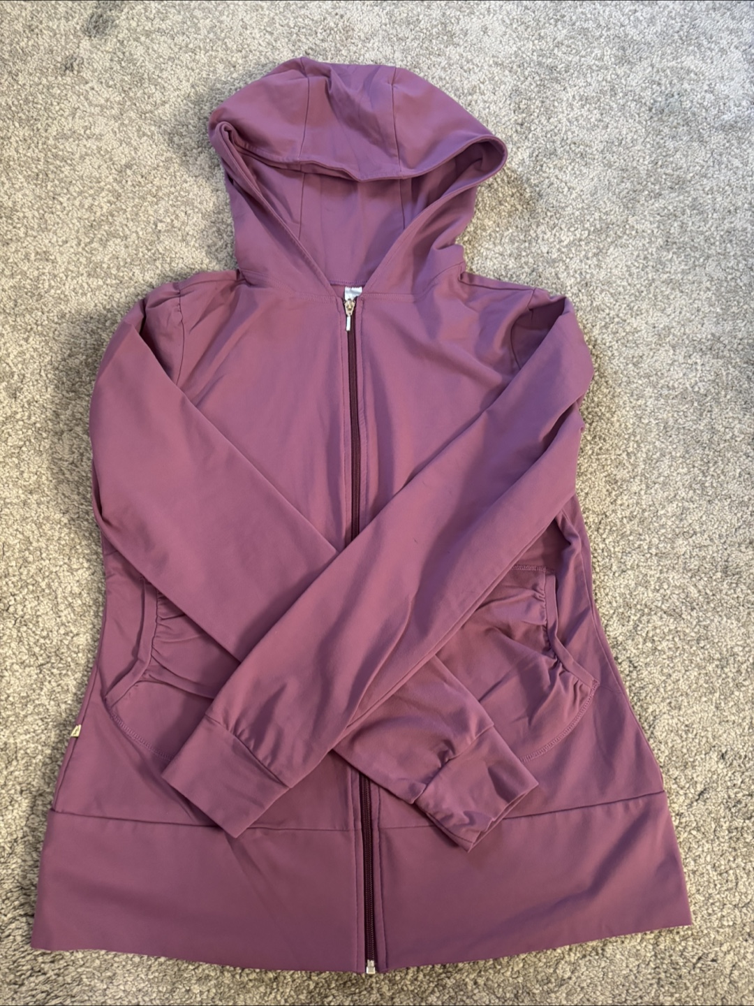Skyler Women's Purple Zip-Up Hoodie Size XL