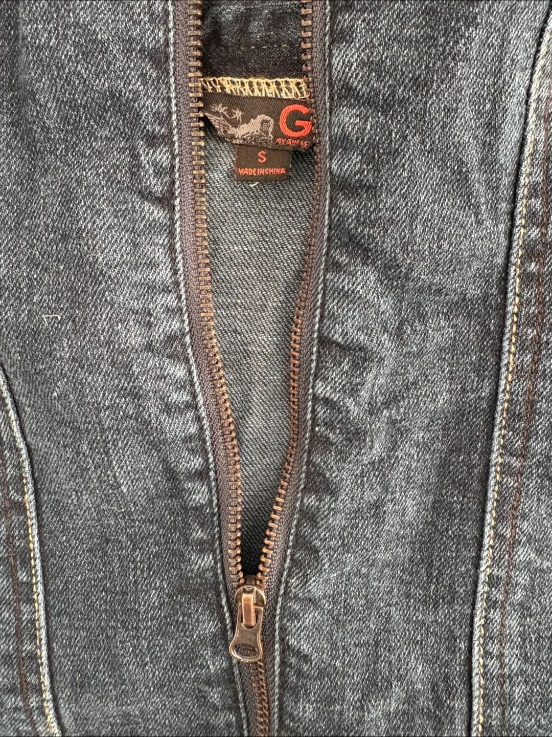 Guess Denim Strapless Mini Dress image indicator(3)