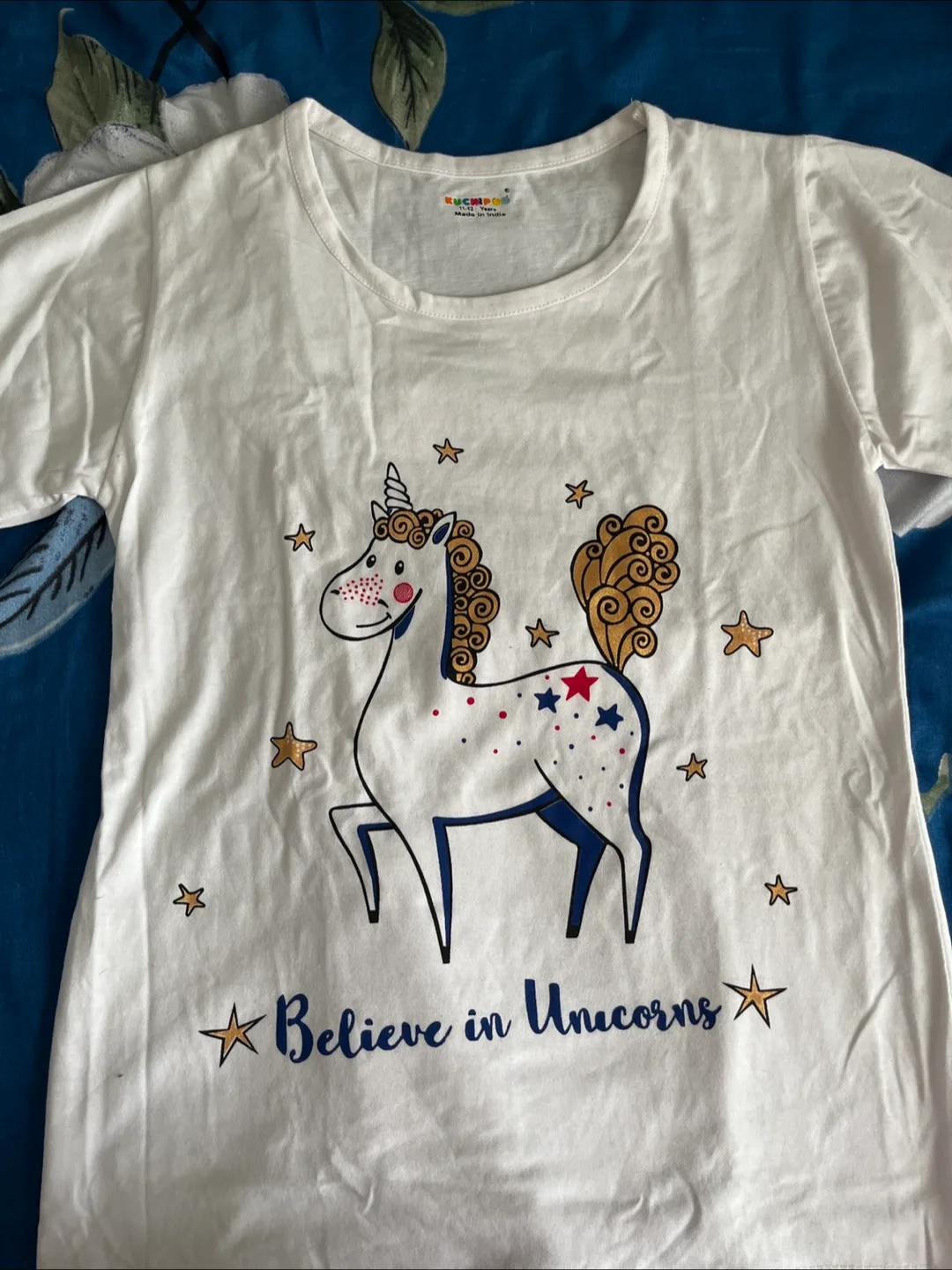 Kids' Unicorn Long-Sleeve T-Shirt - 11 to 12 Years image indicator(2)