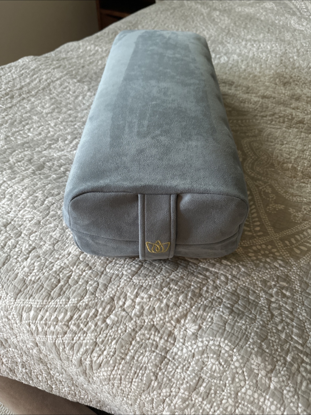 Florensi Yoga Bolster - Light Blue Velvet