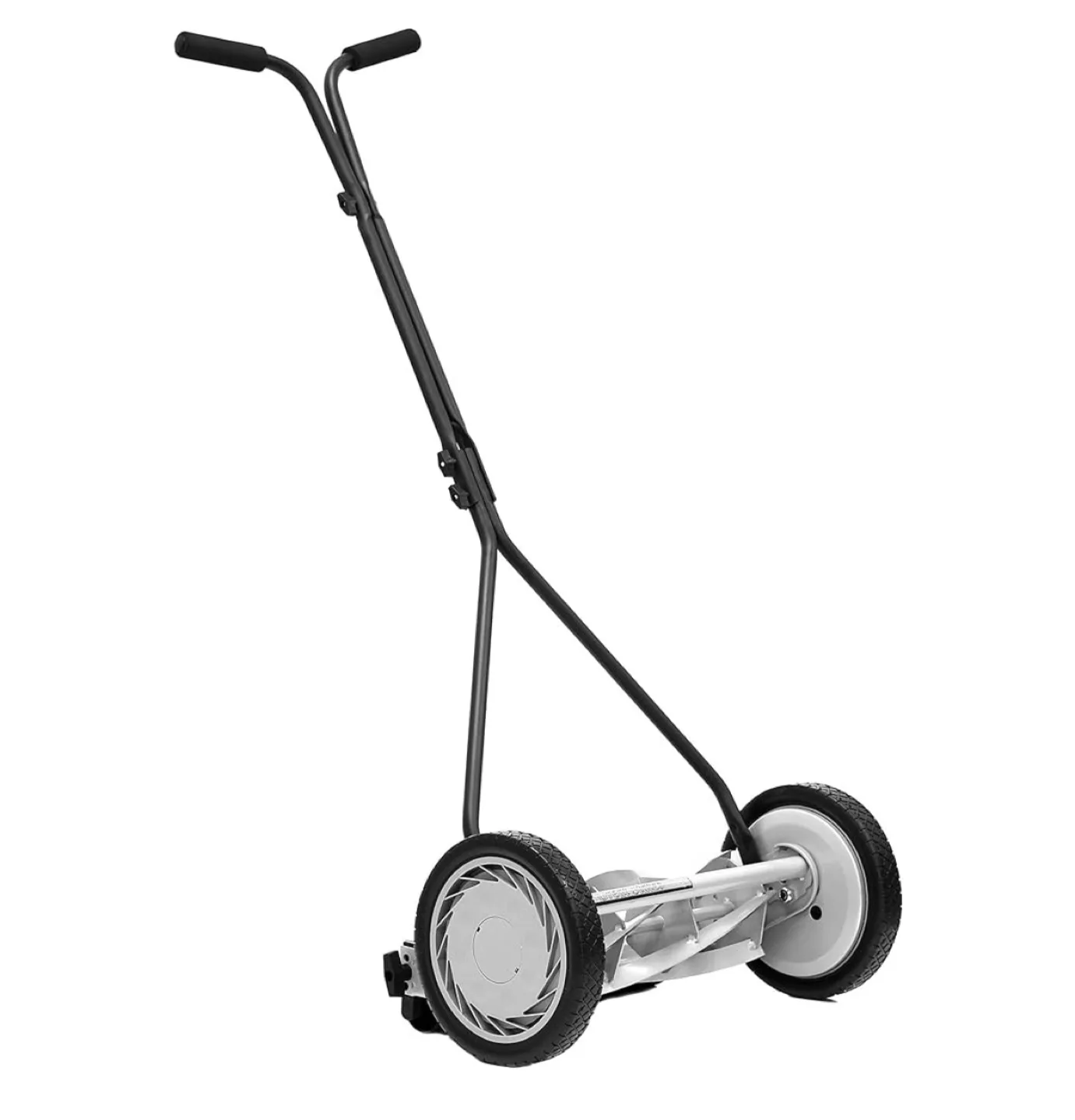 BNIB Unused Manual Alloy Steel Push Lawn Mower 16” Reel image indicator(4)