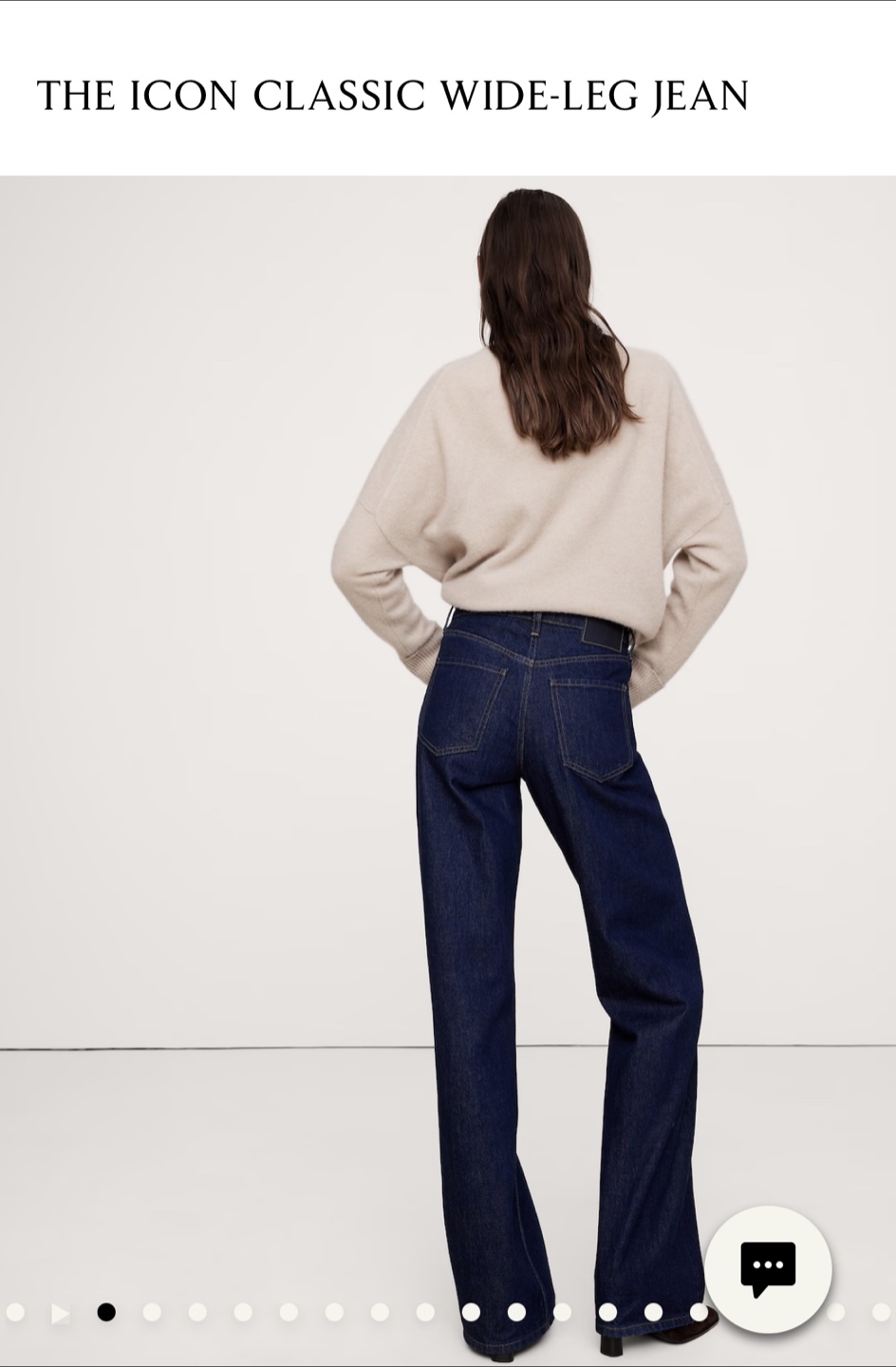 Size 25 Banana Republic Icon Classic Wide-Leg Jeans - photo 2