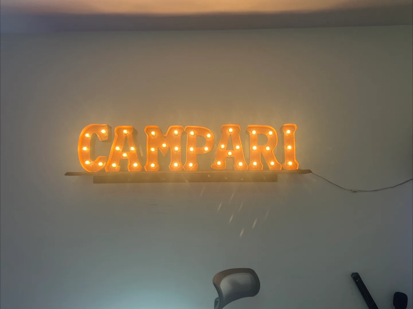 Marquee Light-Up Sign - CAMPARI thumbnail