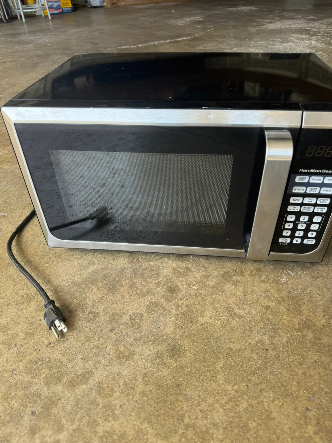 Hamilton Beach Microwave - Black and Stainless Steel thumbnail