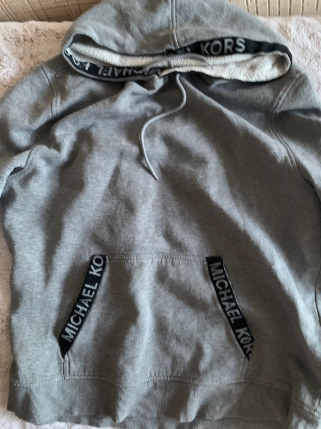 Michael Kors Grey Hoodie Size XL image indicator(2)