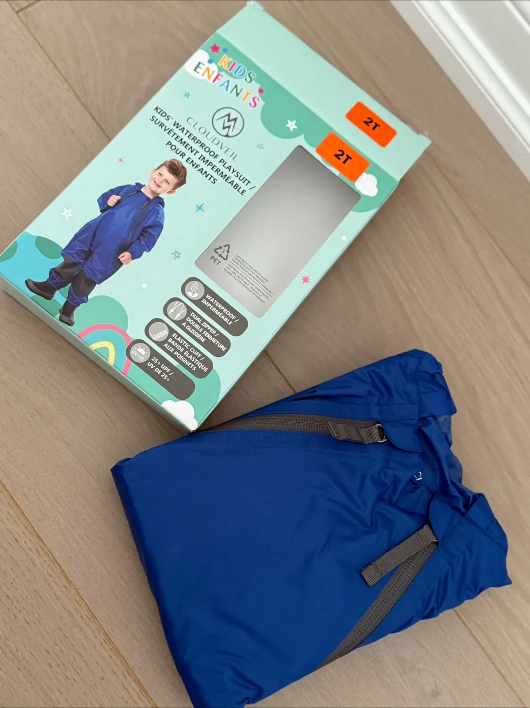 Kids Waterproof Playsuit Size 2T - READ DESCRIPTION. image indicator(3)