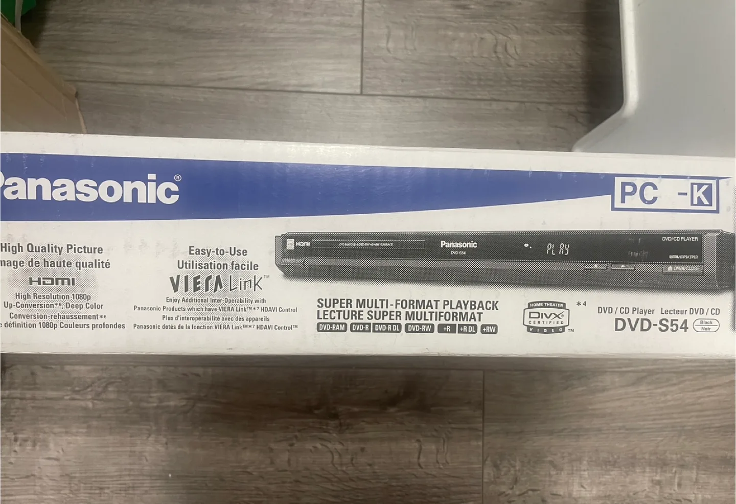 Panasonic DVD-S54 DVD/CD Player thumbnail