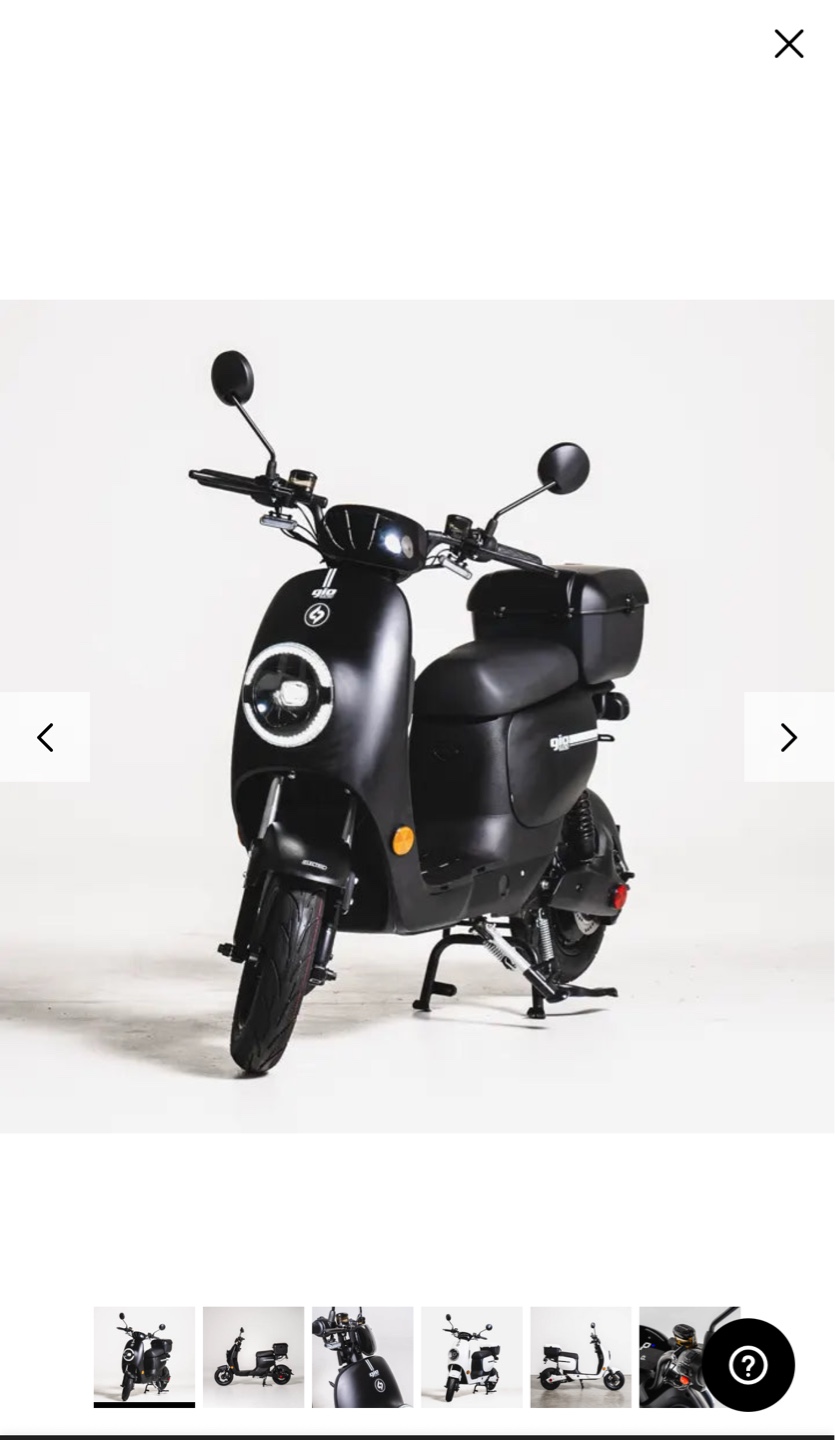 E-Scooter with Helmet (Gio italia Ultra)
