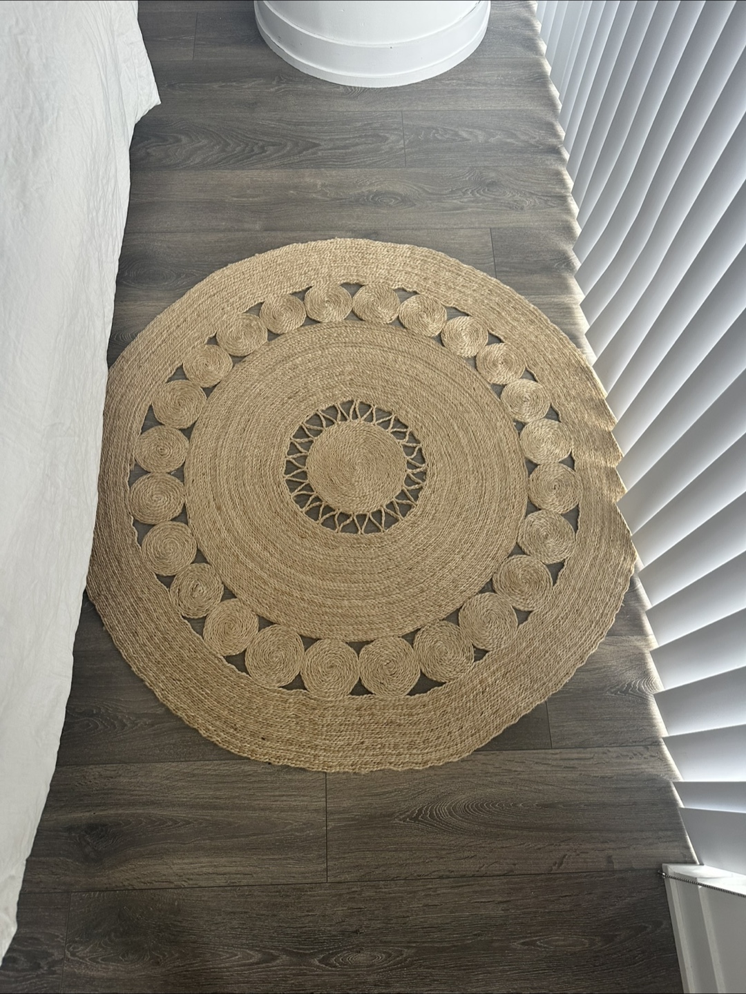 Round Jute Rug H&M home