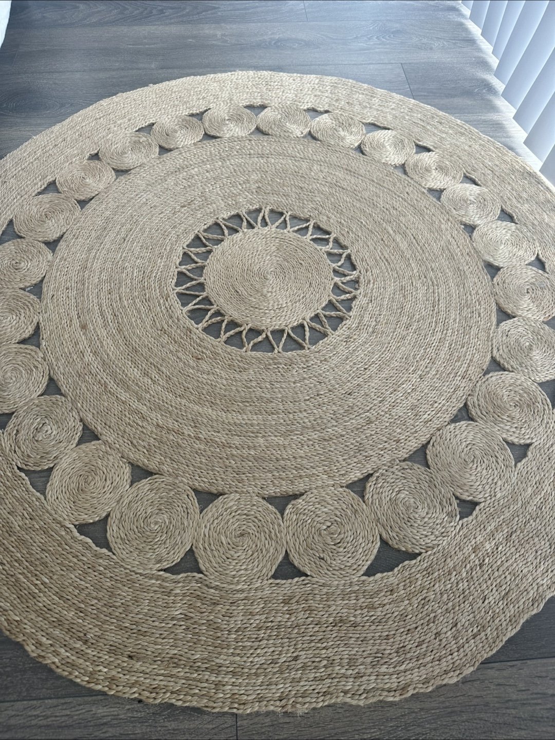 Round Jute Rug H&M home - photo 2