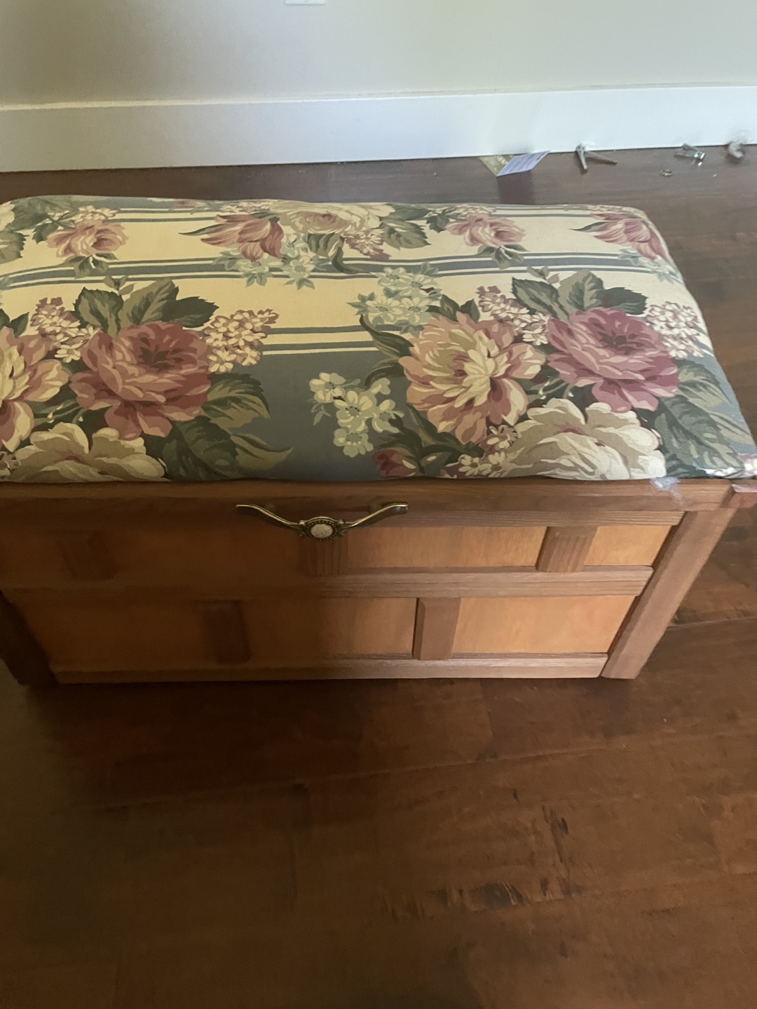 Antique Wooden Storage Chest - photo 2