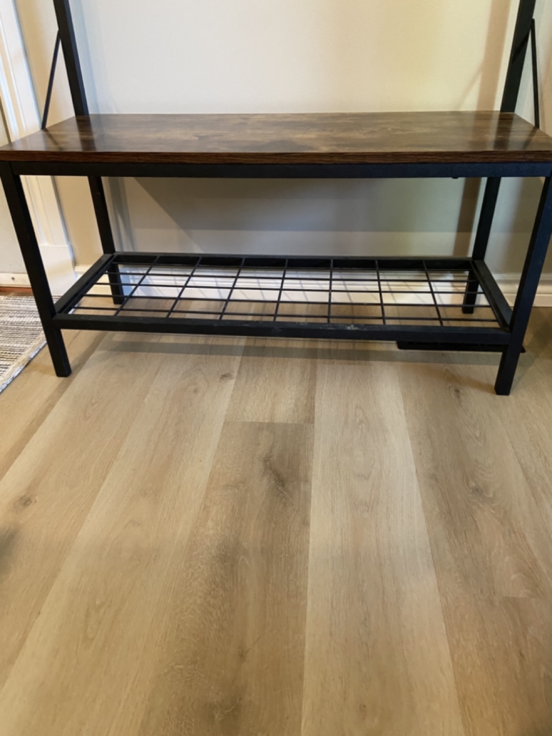 Hall Tree with Bench and Shoe Rack