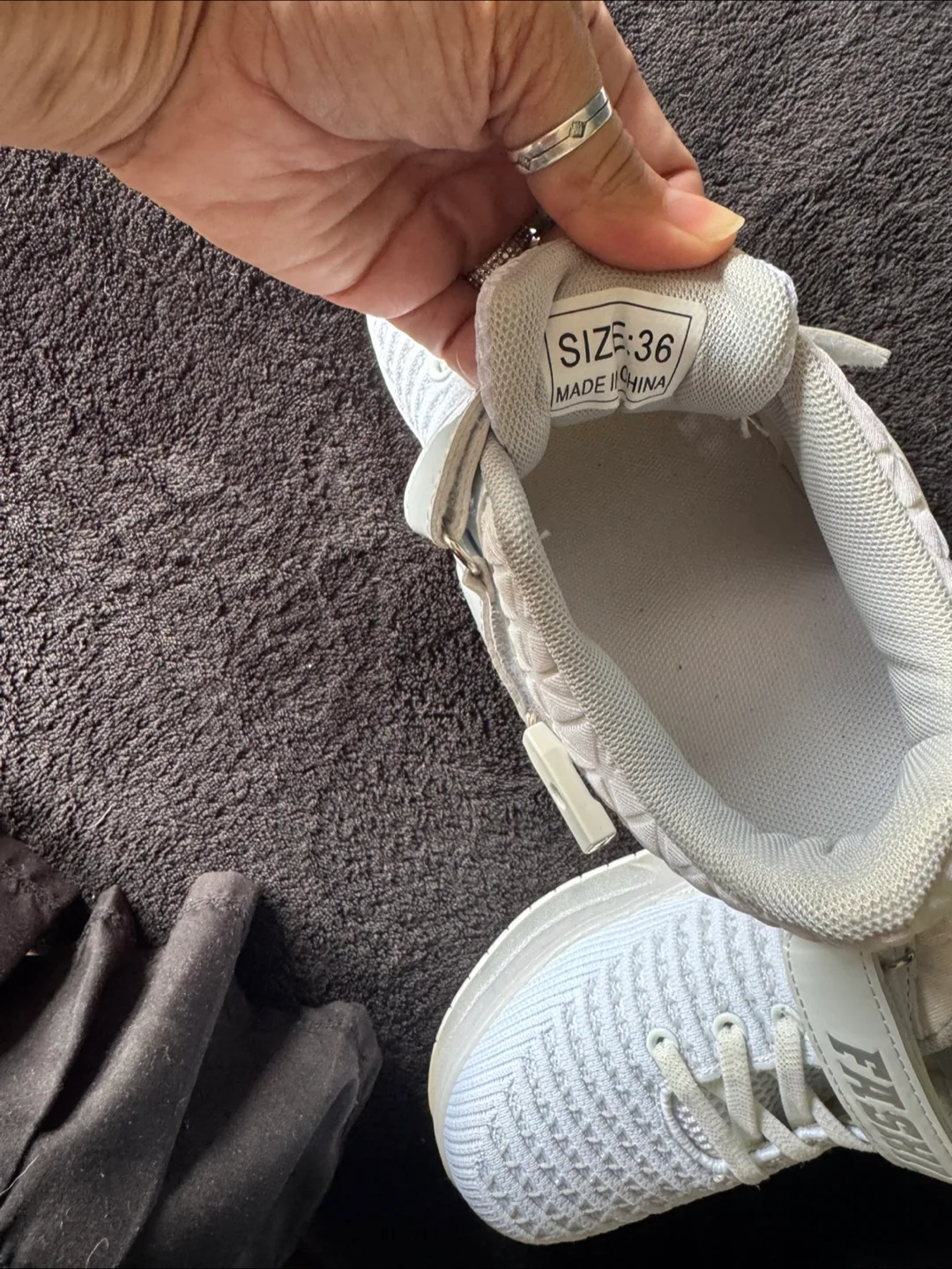 Girls' White Roller Sneakers, Size 36 image indicator(3)