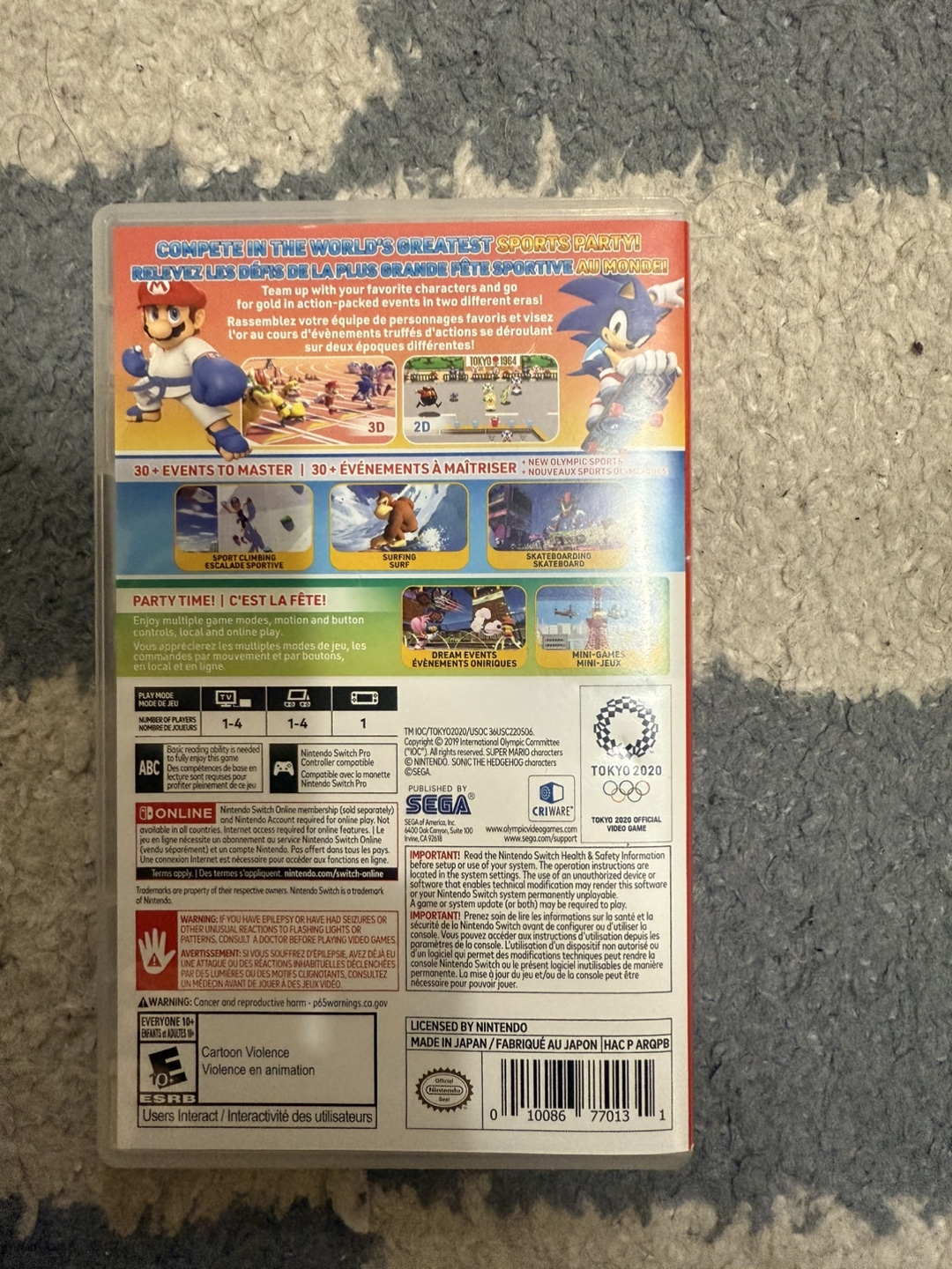 Mario & Sonic at the Olympic Games - Nintendo Switch - photo 3