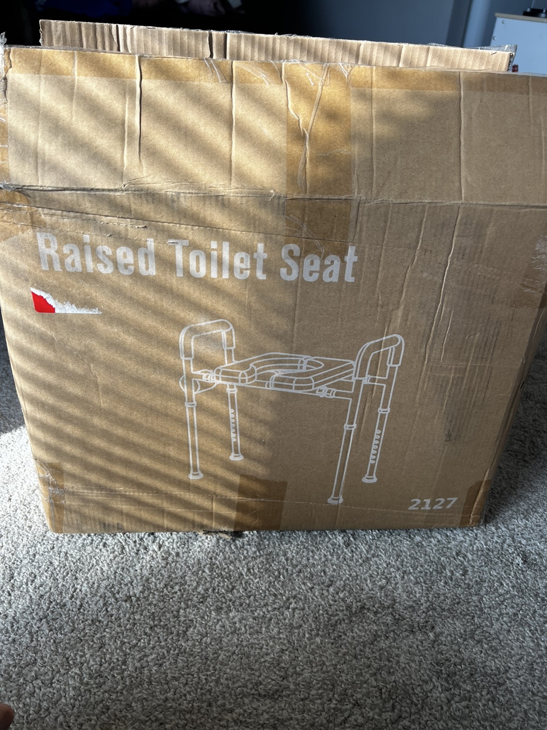New Gazoba Raised Toilet Seat for Seniors