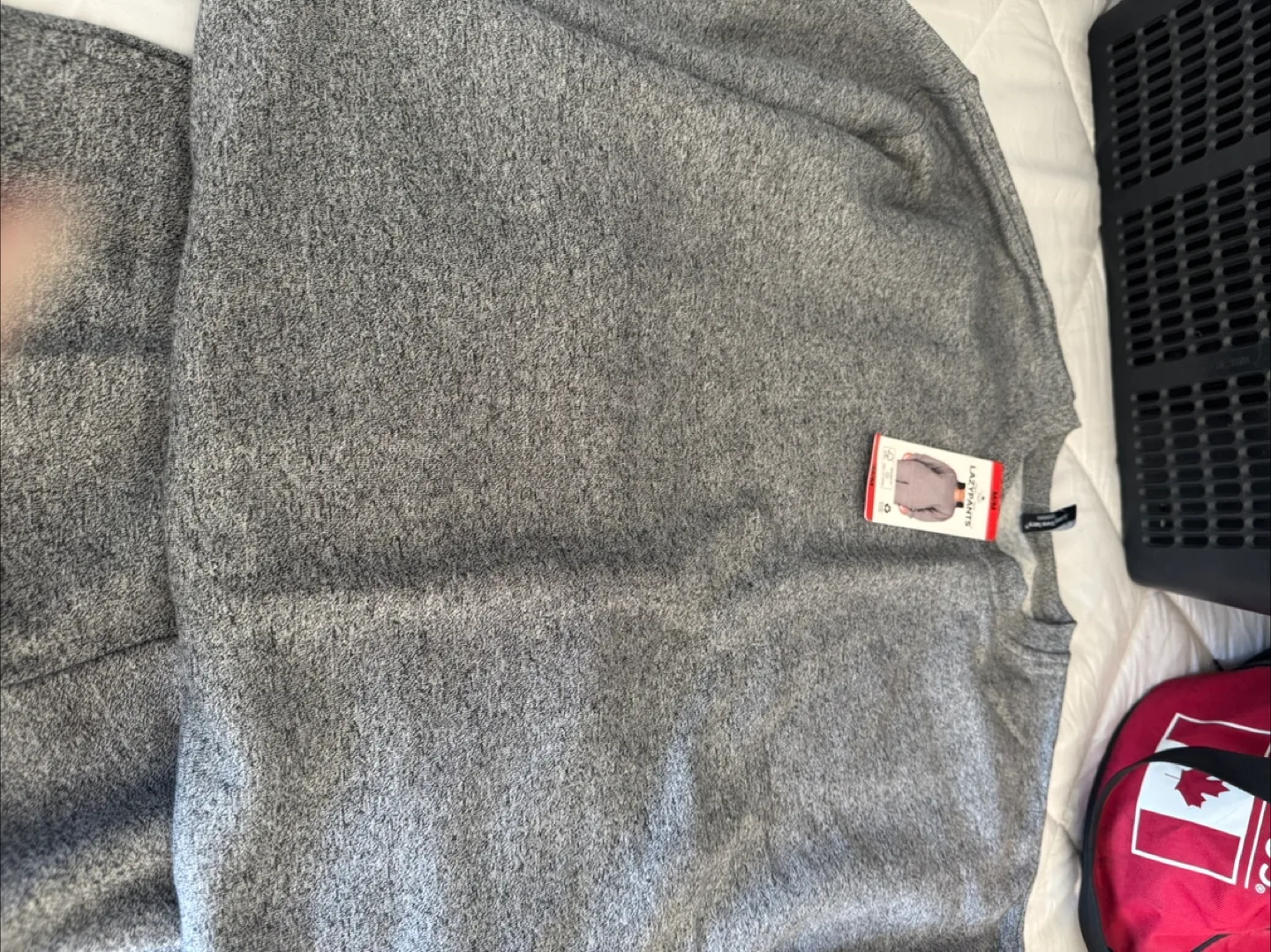 Men's Grey Sweater and Women's Light Blue Denim Jacket image indicator(3)