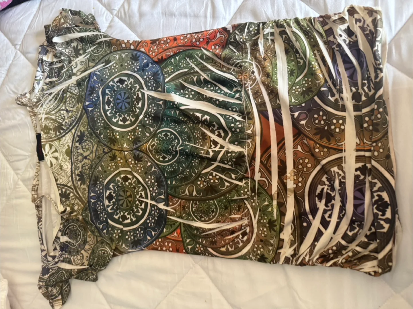 Women's patterned mini dress image indicator(3)