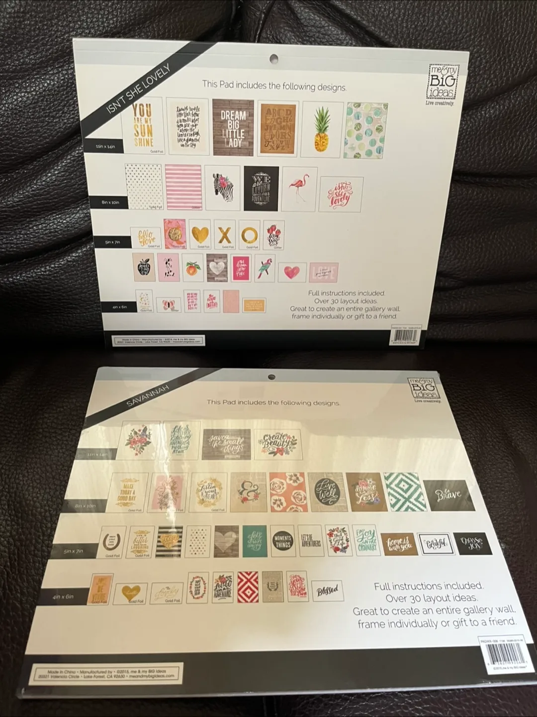 Set of 2 DIY Gallery Art Kit - Savannah Theme - 14 Sheets image indicator(2)