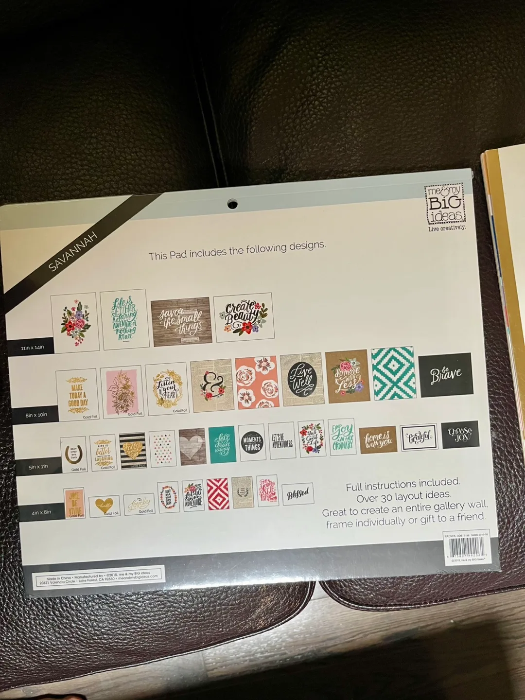 Set of 2 DIY Gallery Art Kit - Savannah Theme - 14 Sheets image indicator(3)