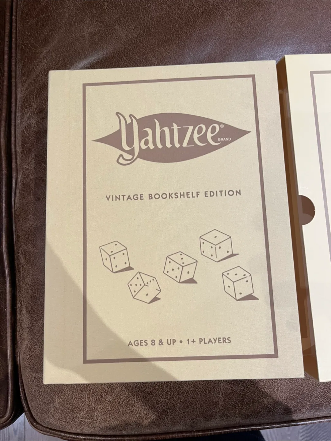 Brand new Vintage Yahtzee Bookshelf Edition Board Game image indicator(2)