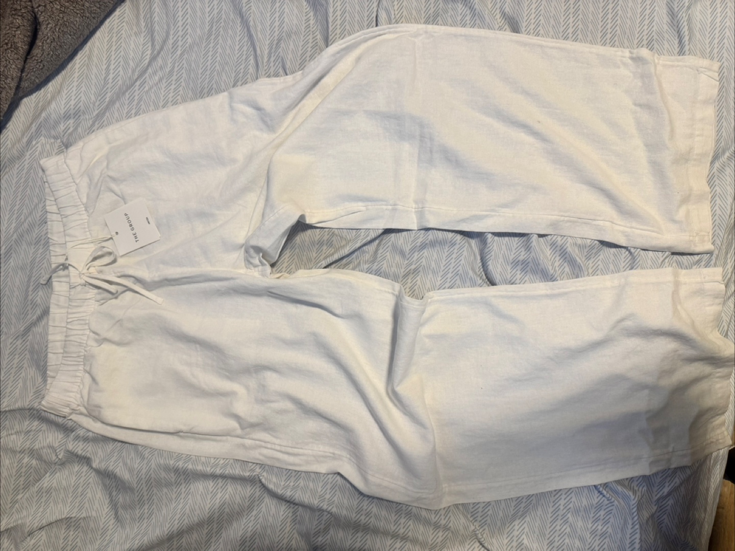 Aritzia Sontag Linen Pant - White - photo 2