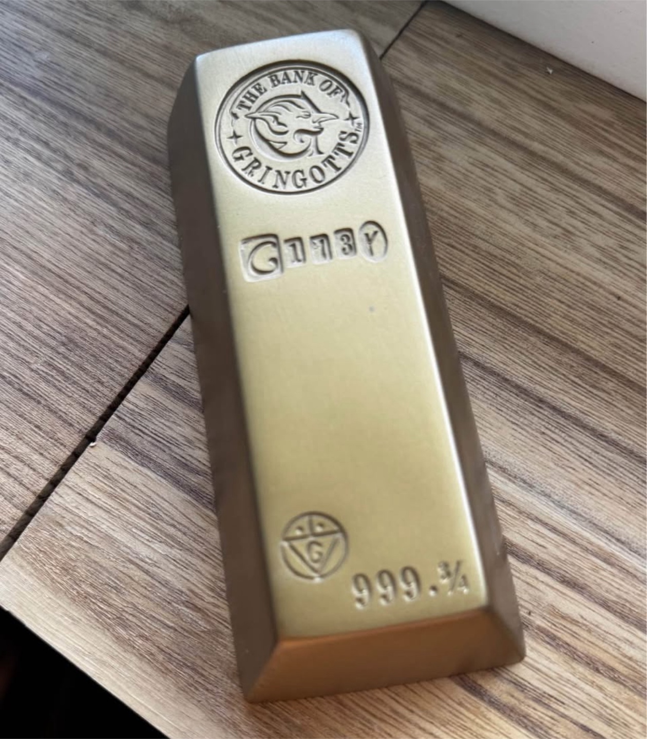 Harry Potter Wizarding World Gringotts Gold Bar - photo 2