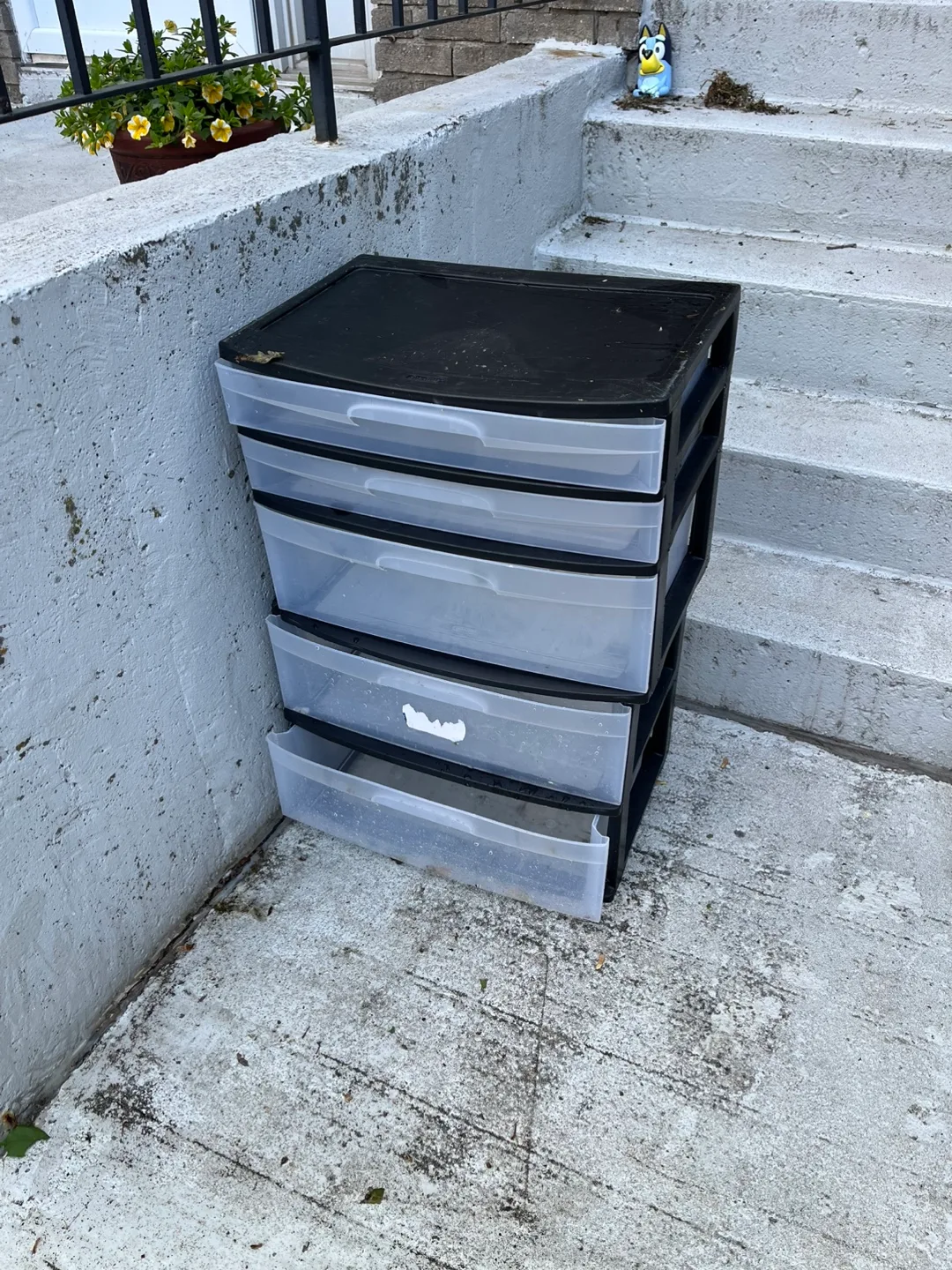 Five-Drawer Plastic Storage Unit thumbnail