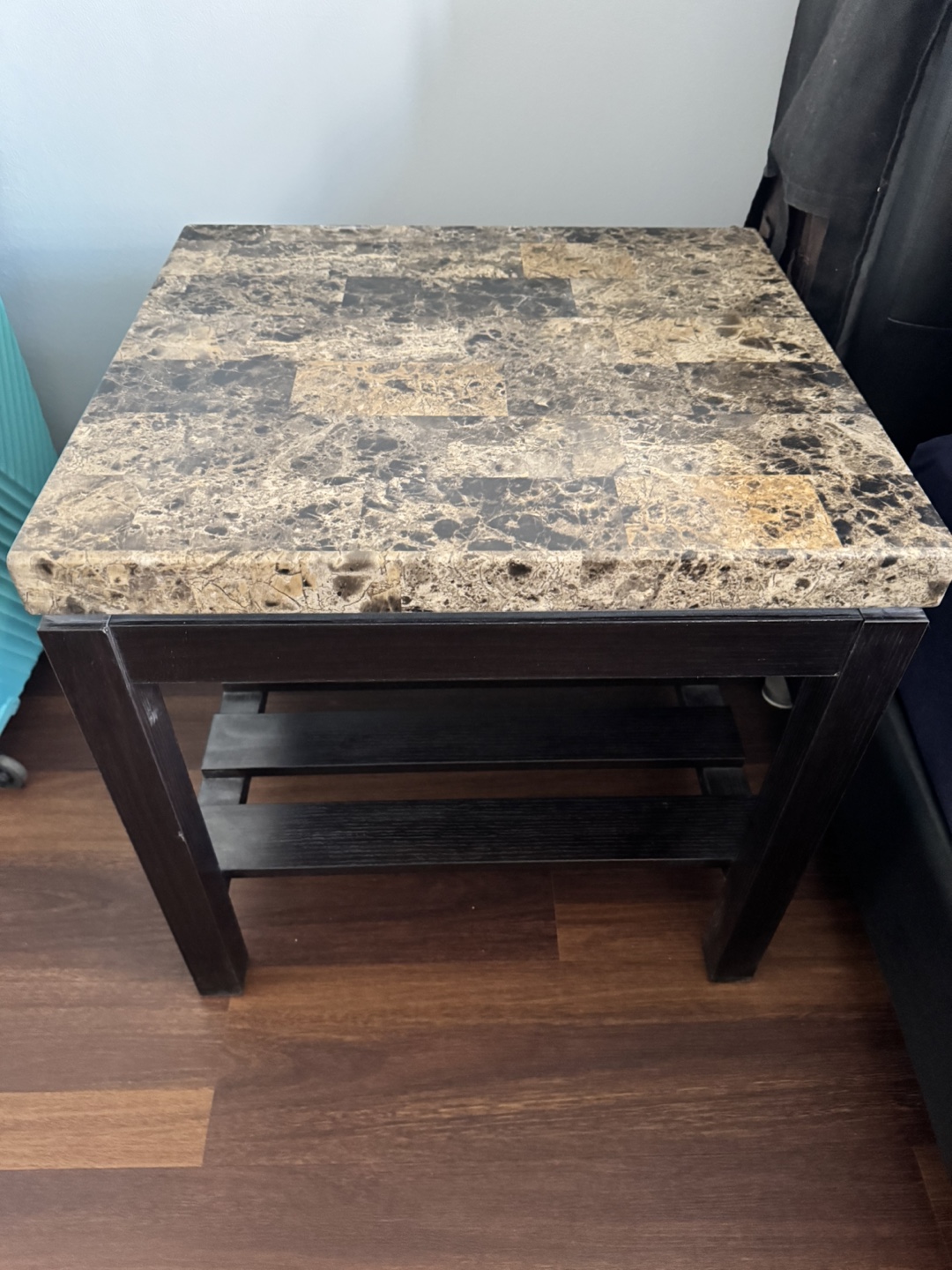 End Table with Marble Top