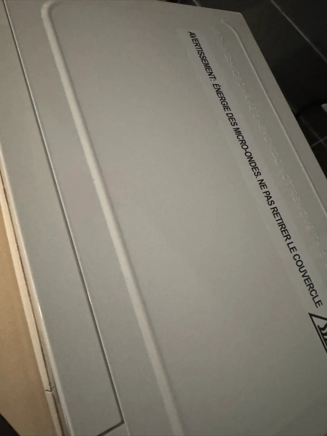 White Microwave with patty paper- limited price until 2-3days image indicator(8)