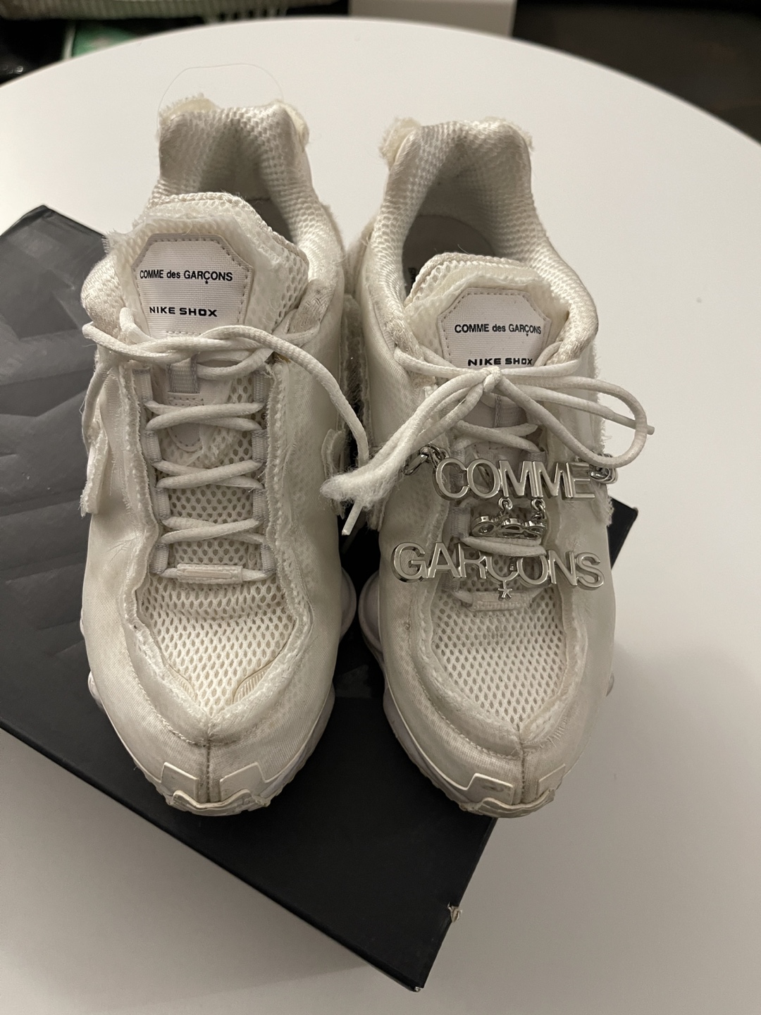 COMME DES GARÇONS X NIKE SHOX TL size 6 - photo 5