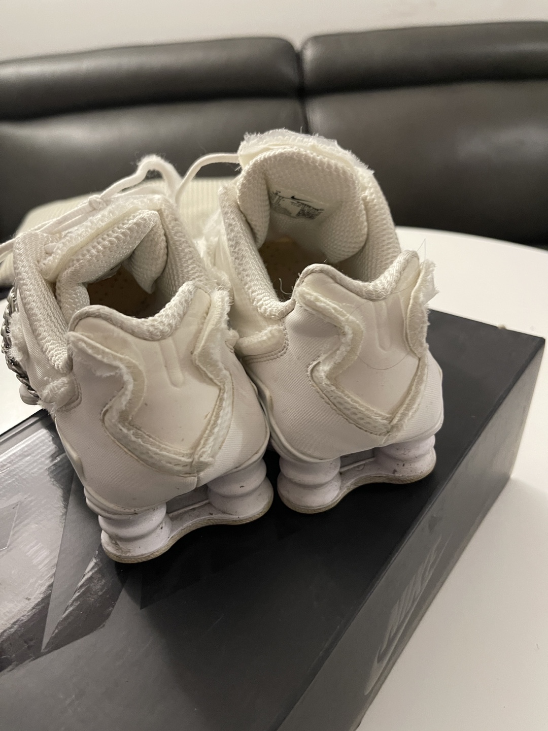 COMME DES GARÇONS X NIKE SHOX TL size 6 - photo 3