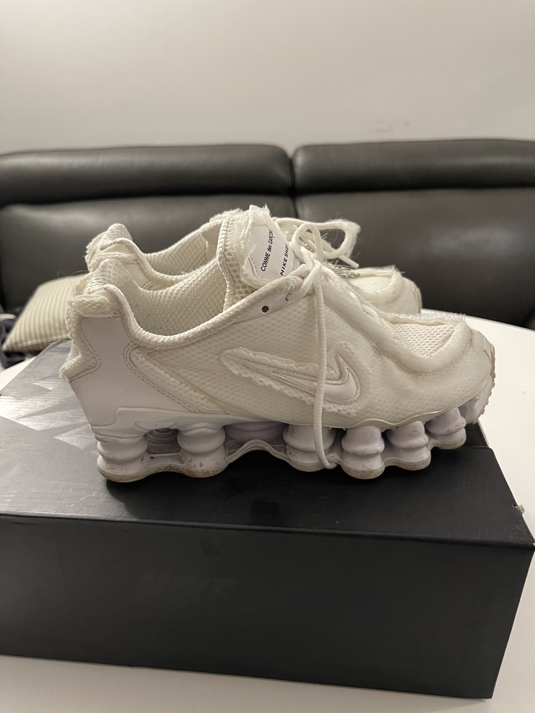 COMME DES GARÇONS X NIKE SHOX TL size 6 - photo 4