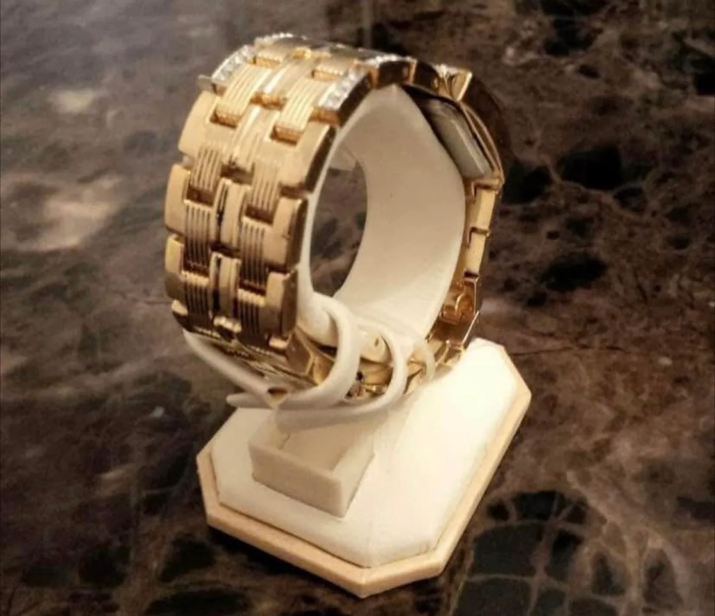 Gruen Men's Diamond Watch - Gold Tone thumbnail