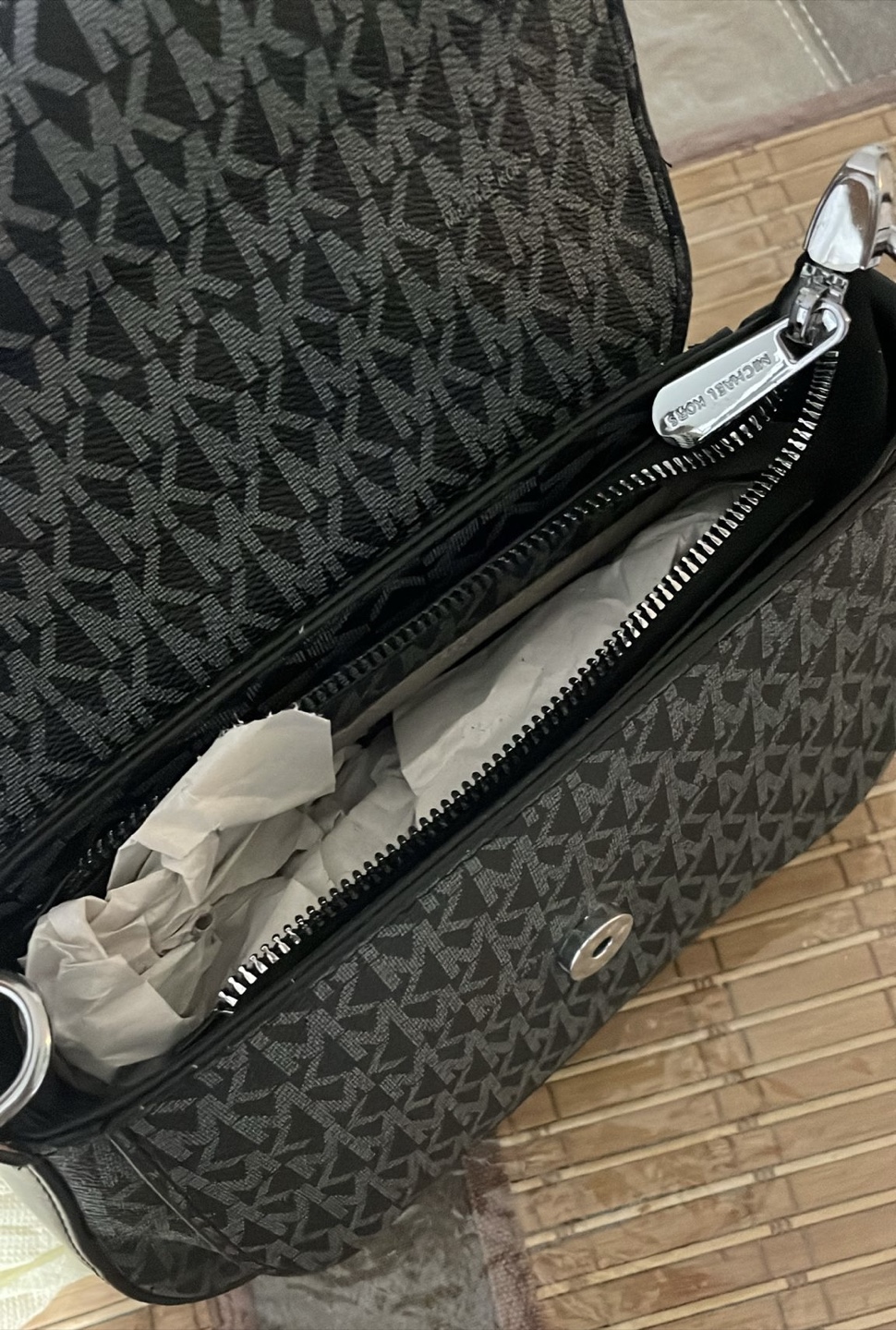 Michael Kors Black Signature MK Crossbody Bag - photo 2