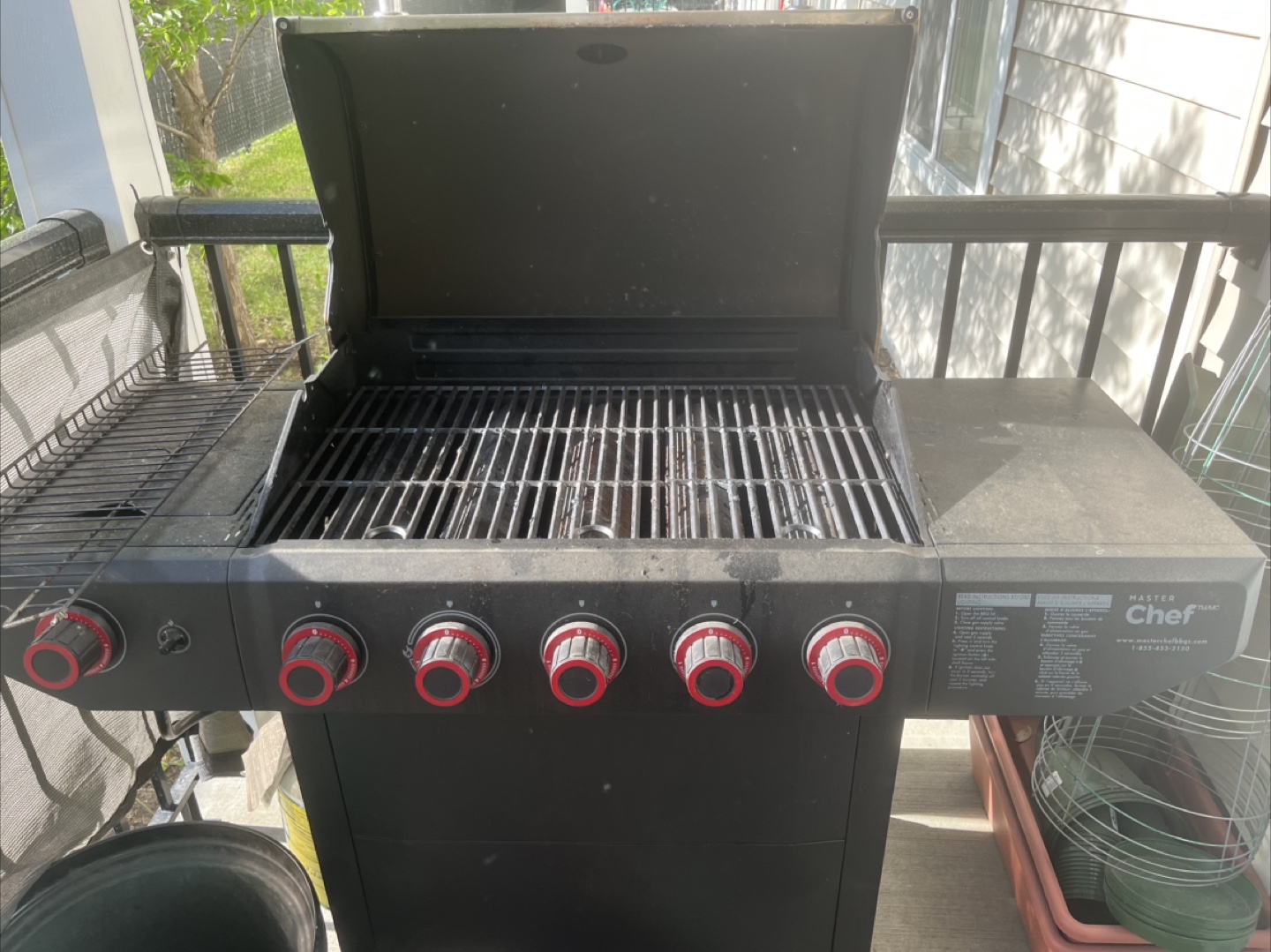 Master Chef 5 burner c/w side burner - photo 2