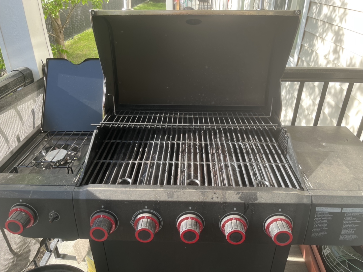 Master Chef 5 burner c/w side burner - photo 4