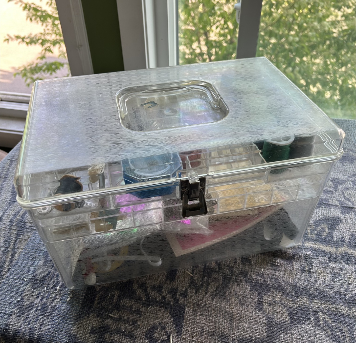 Vintage Sewing Kit with Assorted Supplies