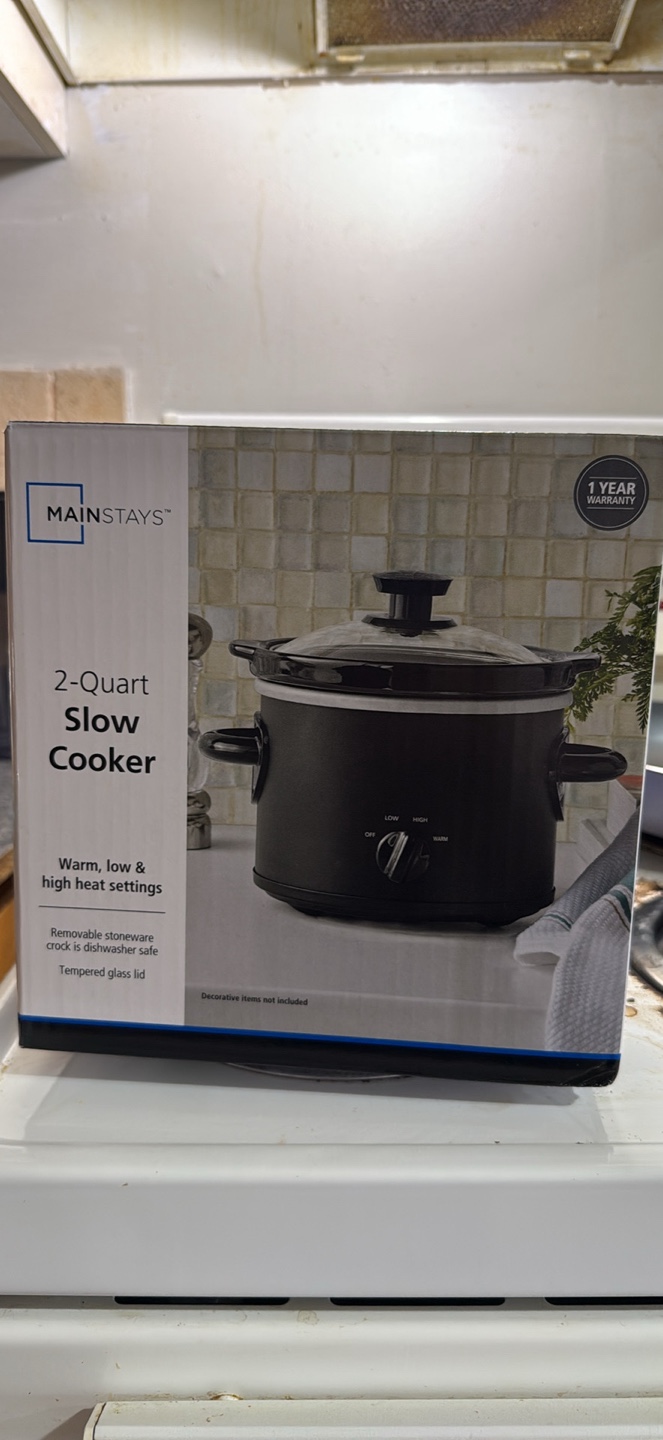 Mainstays 2-Quart Slow Cooker