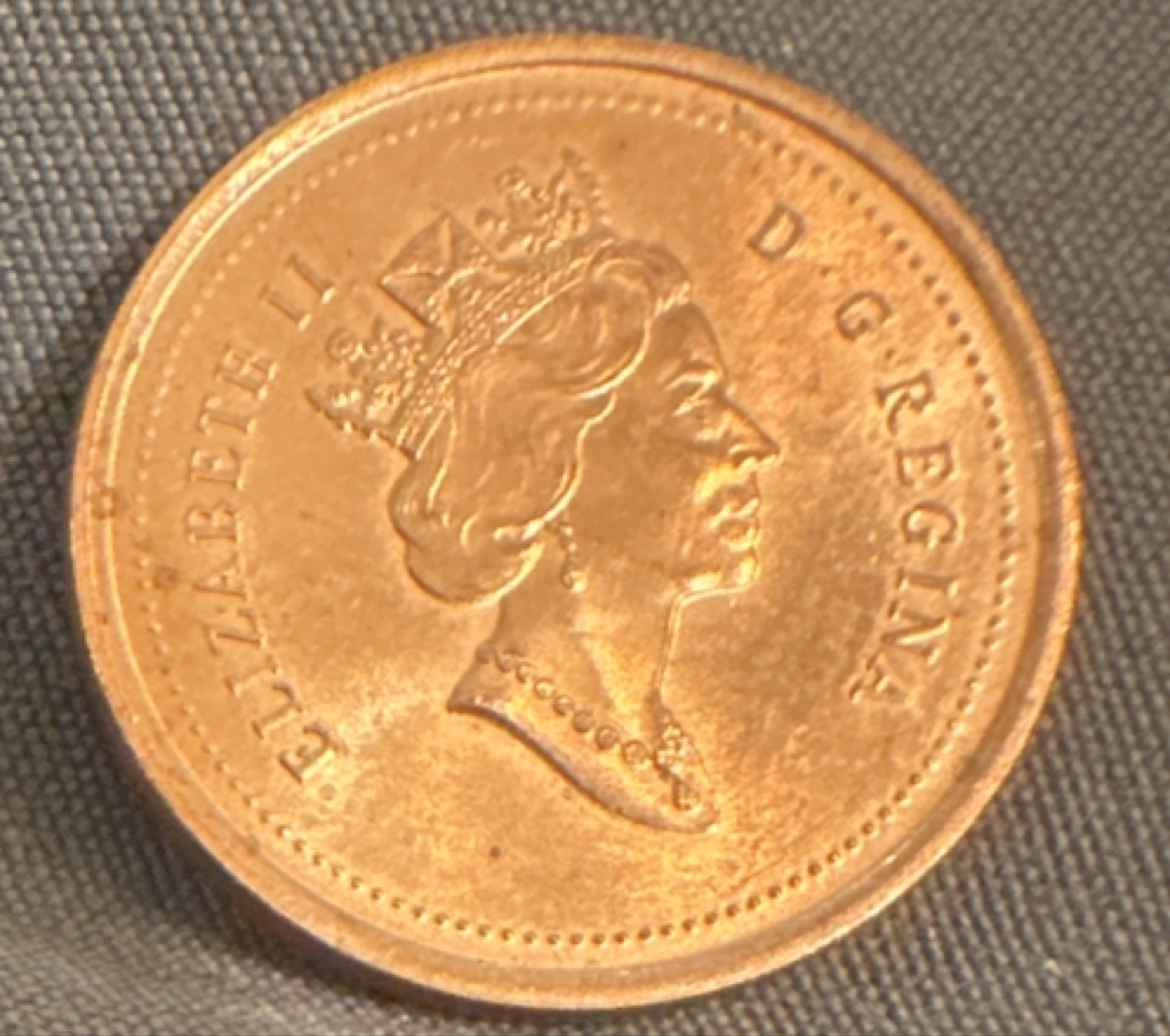 1997 Canadian One Cent Coin - photo 2