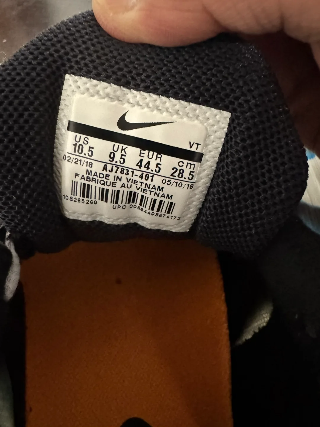 Nike Air Max Deluxe Photo Blue Orange Peel (10.5US) image indicator(6)