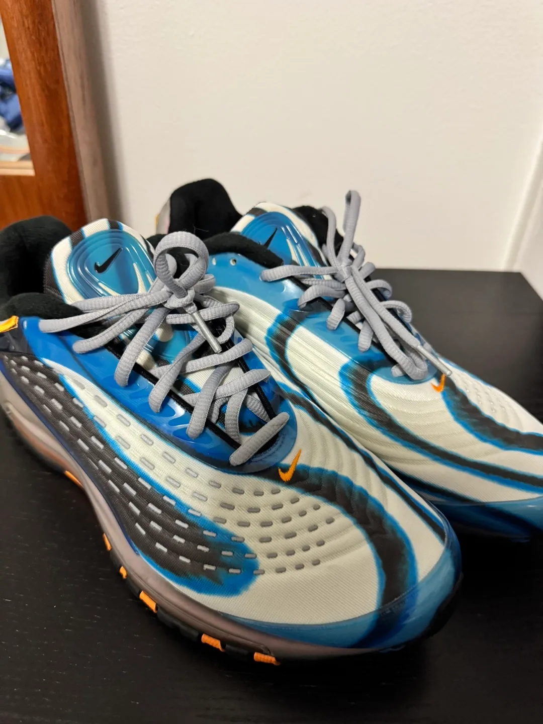 Nike Air Max Deluxe Photo Blue Orange Peel (10.5US) image indicator(8)