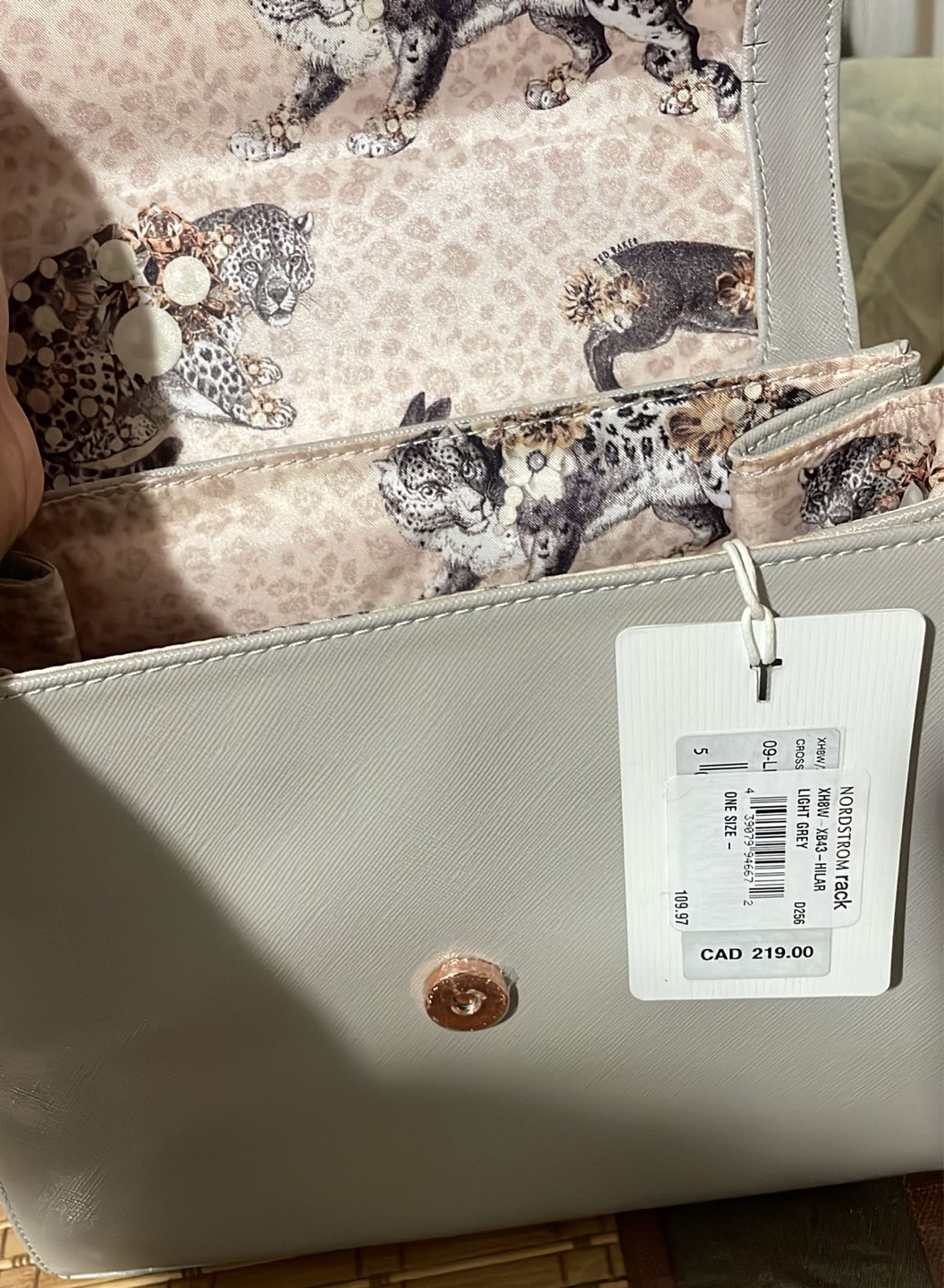Ted Baker Light Grey Crossbody Bag with tags - photo 2