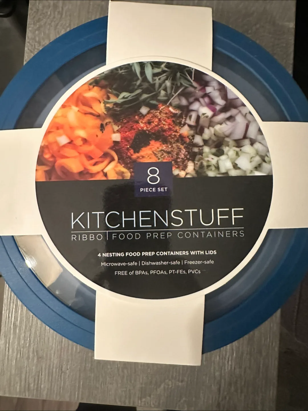 *New*  8-Piece Food Prep Container Set thumbnail