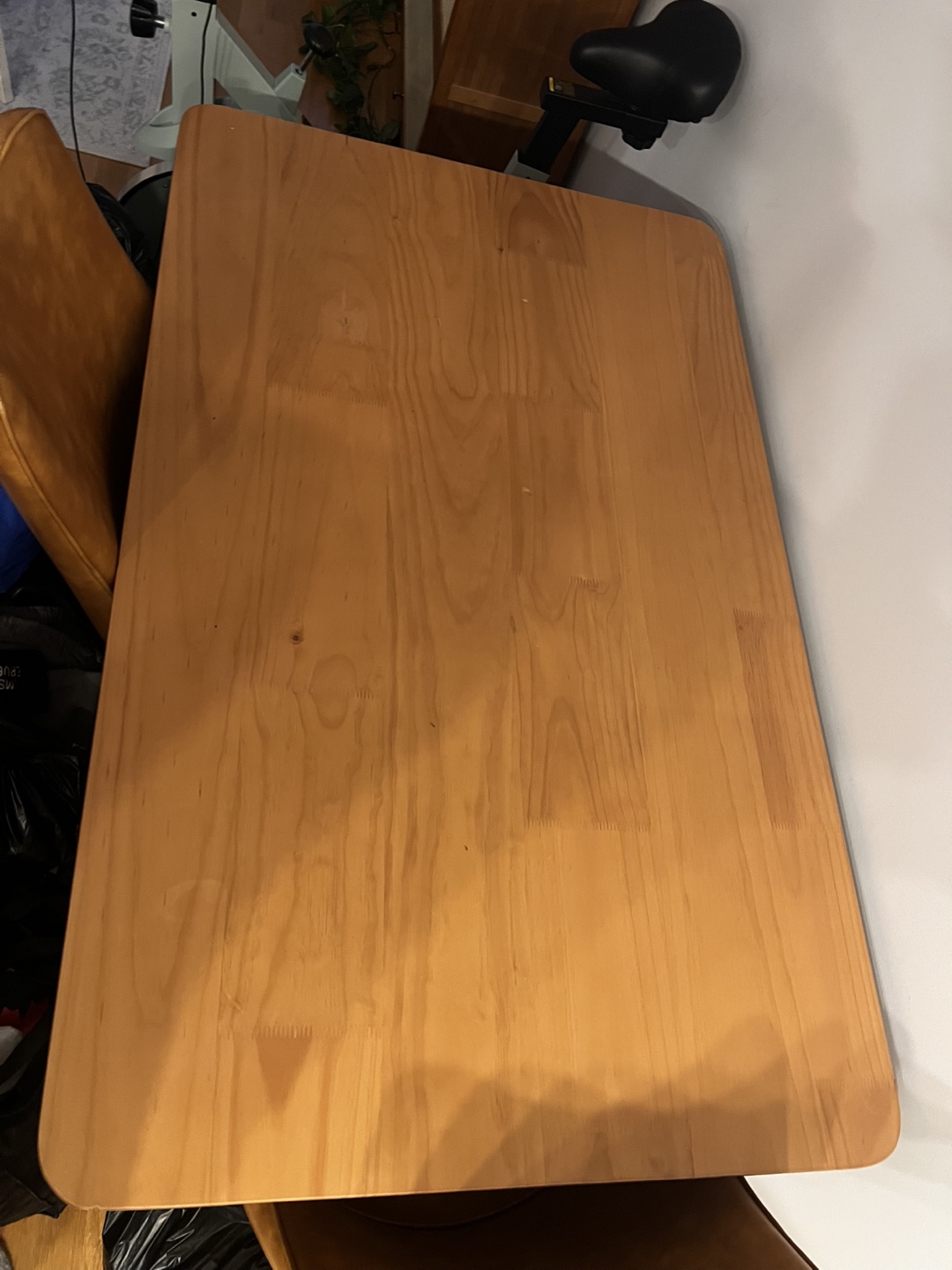 Light Brown Wooden Dining Table - photo 2