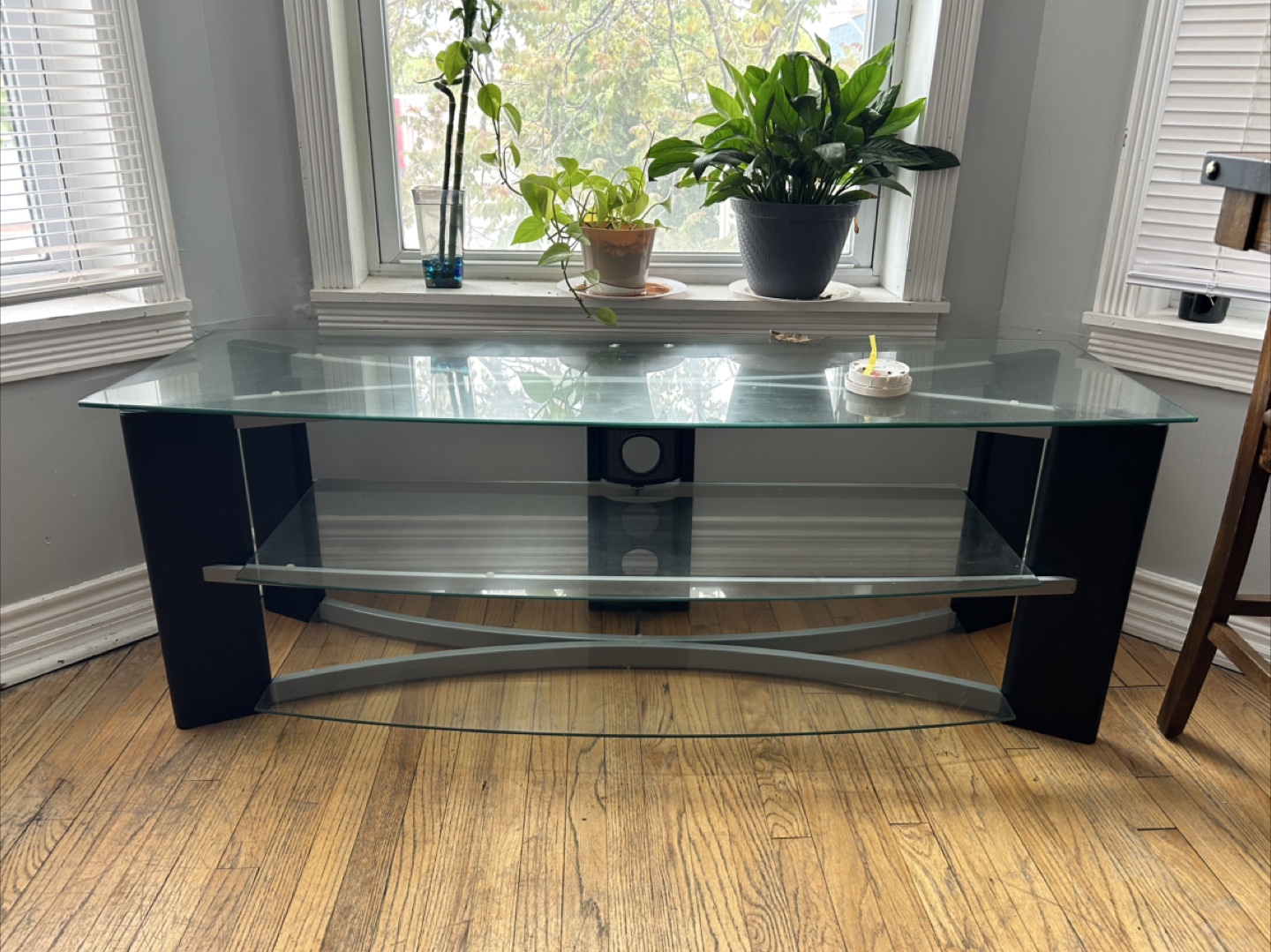 Glass TV Stand - photo 2