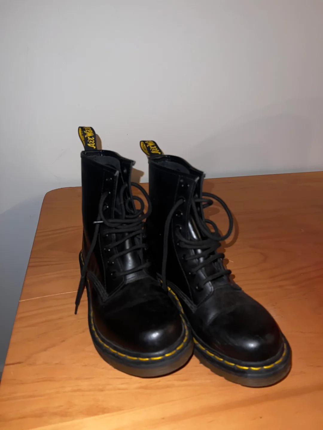 Dr. Martens Women's Black Boots Size 7 US thumbnail