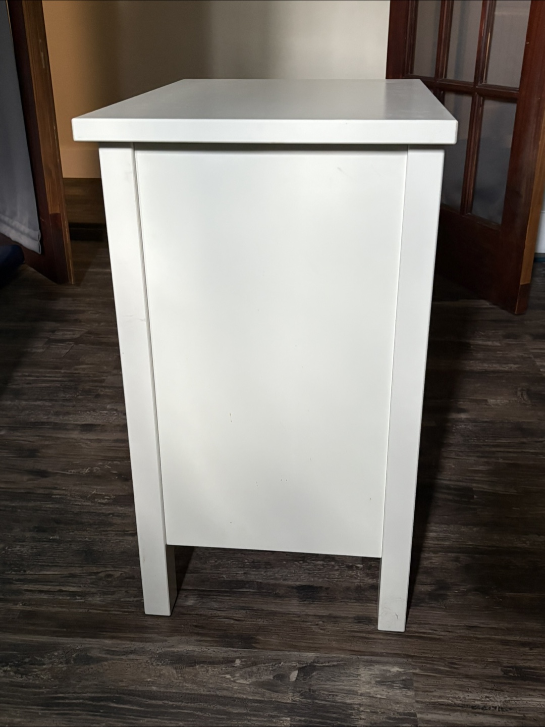 IKEA Hemnes Two-Drawer Nightstand - White and Green - photo 2